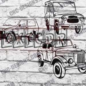 Off Road CAR DXF Files