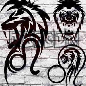 Zodiac Signs DXF Designs