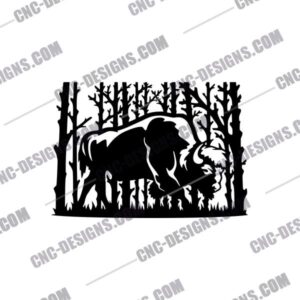 Bison DXF File Image