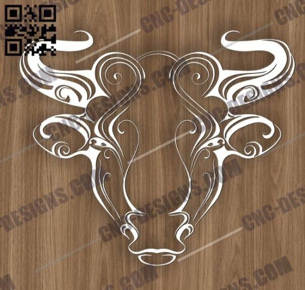 "Taurus Zodiac Sign DXF File"