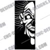 "Spooky Clown DXF File"