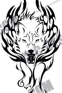 "Wild Wolf DXF File"
